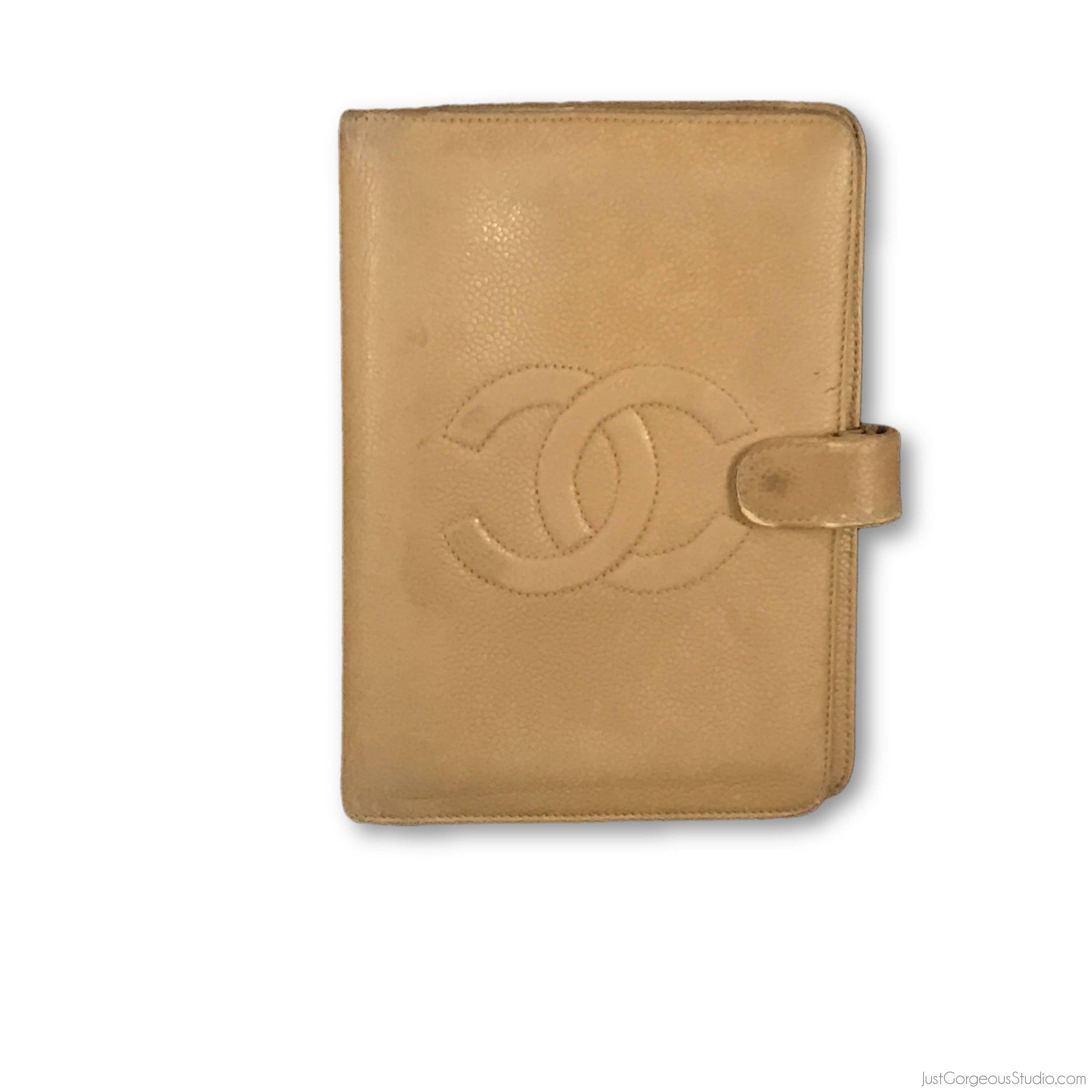 Chanel Timeless Leather Large Planner Agenda Cover – Just Gorgeous Studio |  Authentic Bags Only