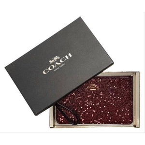 Coach Red ID Card Holder Wallet with Lanyard Strap – Just Gorgeous Studio