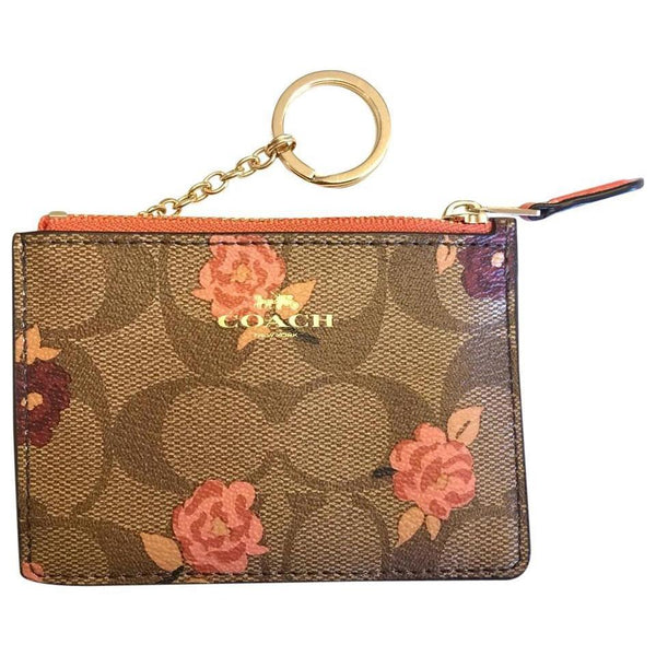Coach Red ID Card Holder Wallet with Lanyard Strap – Just Gorgeous Studio