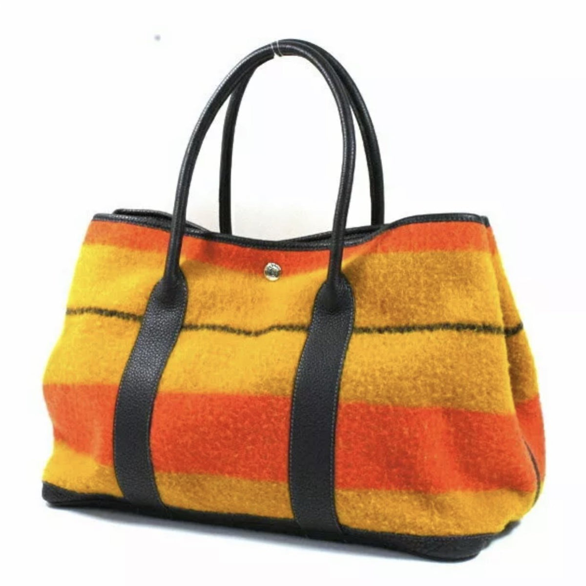 Hermes Garden Party Striped Tote – Just Gorgeous Studio | Authentic ...