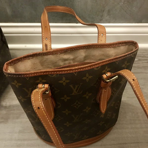 100% Authenticity Guaranteed - Louis Vuitton Bucket PM – Just Gorgeous ...