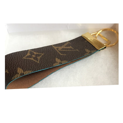 Louis Vuitton Handmade Canvas Keychain Wrist Strap