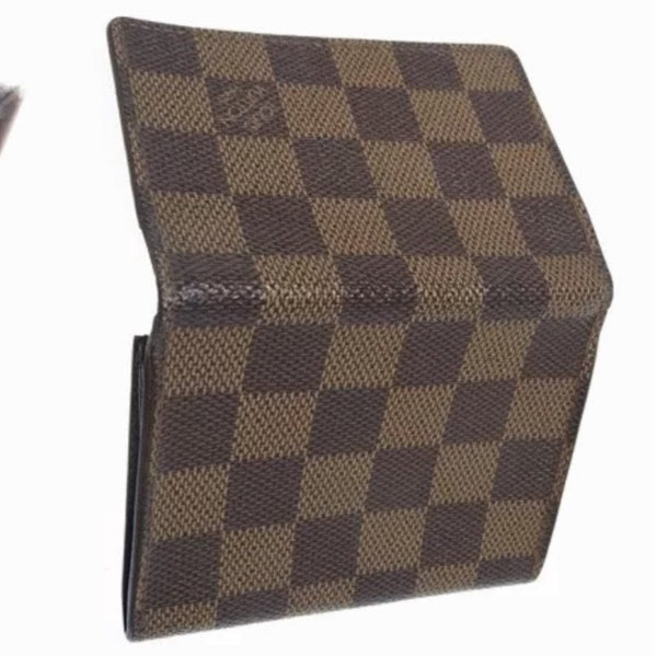 LOUIS VUITTON Card Wallet Damier Ebene