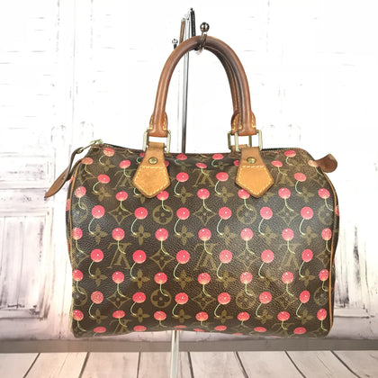 Louis Vuitton Speedy Vintage Cherry Handbag Limited Edition With