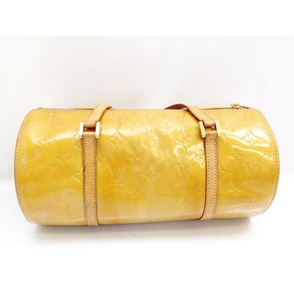 Louis Vuitton Yellow Monogram Vernis Leather Brea MM Bag., Lot #58288
