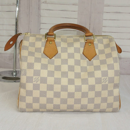 LOUIS VUITTON Speedy 25 in Damier Azur Canvas