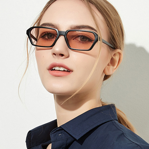 rectangular tinted sunglasses