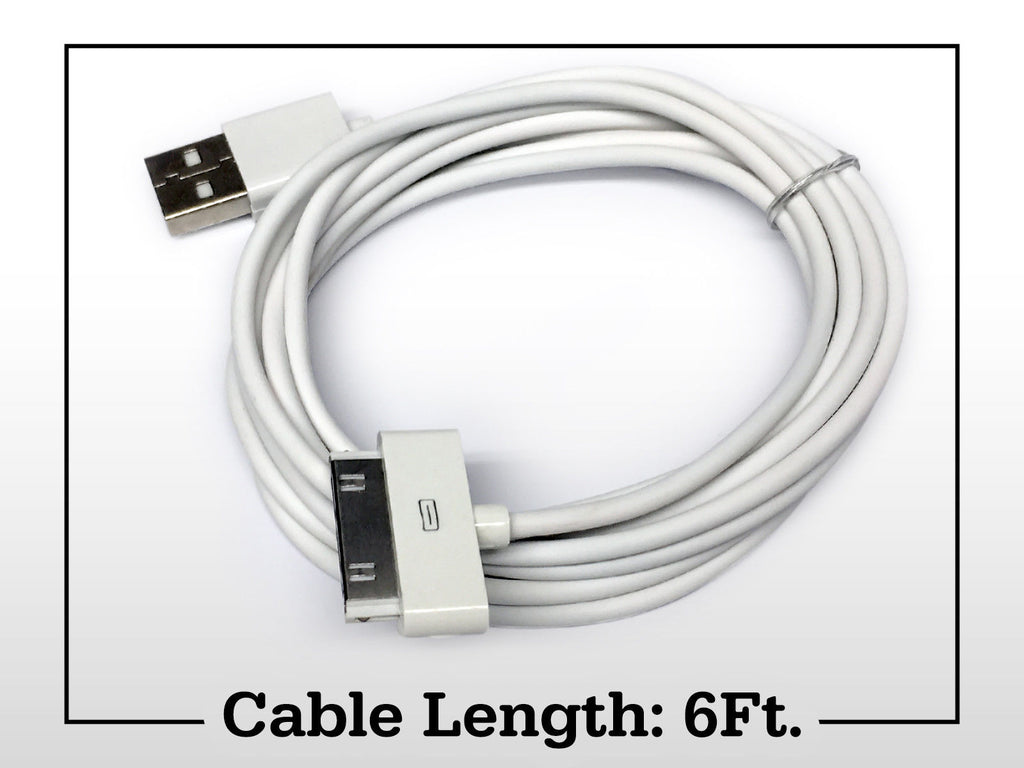 6FT USB Charger Cable for Old Classic iPhone 3 4 4S iPod 1 2 3 4 Gener â namebranddirect.com