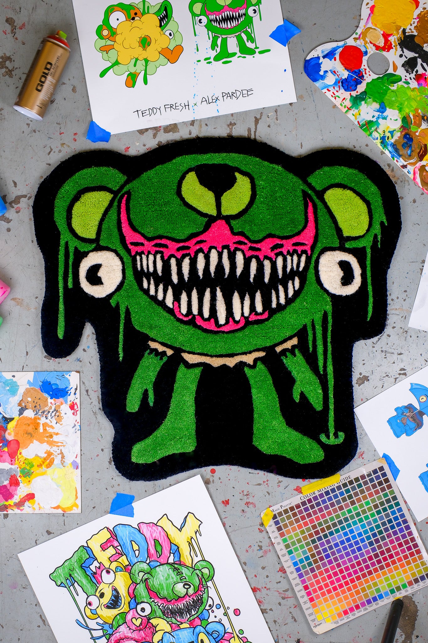 TF x Alex Pardee Monster Bear Rug