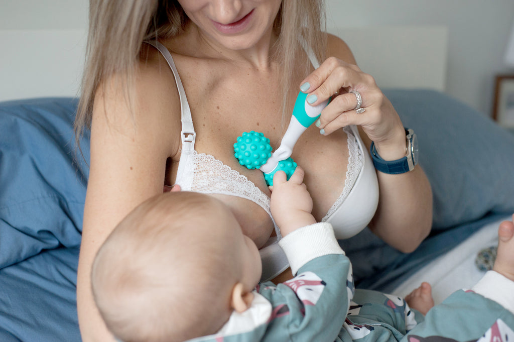 Breastfeeding mums are finding this natty massaging tool super helpful