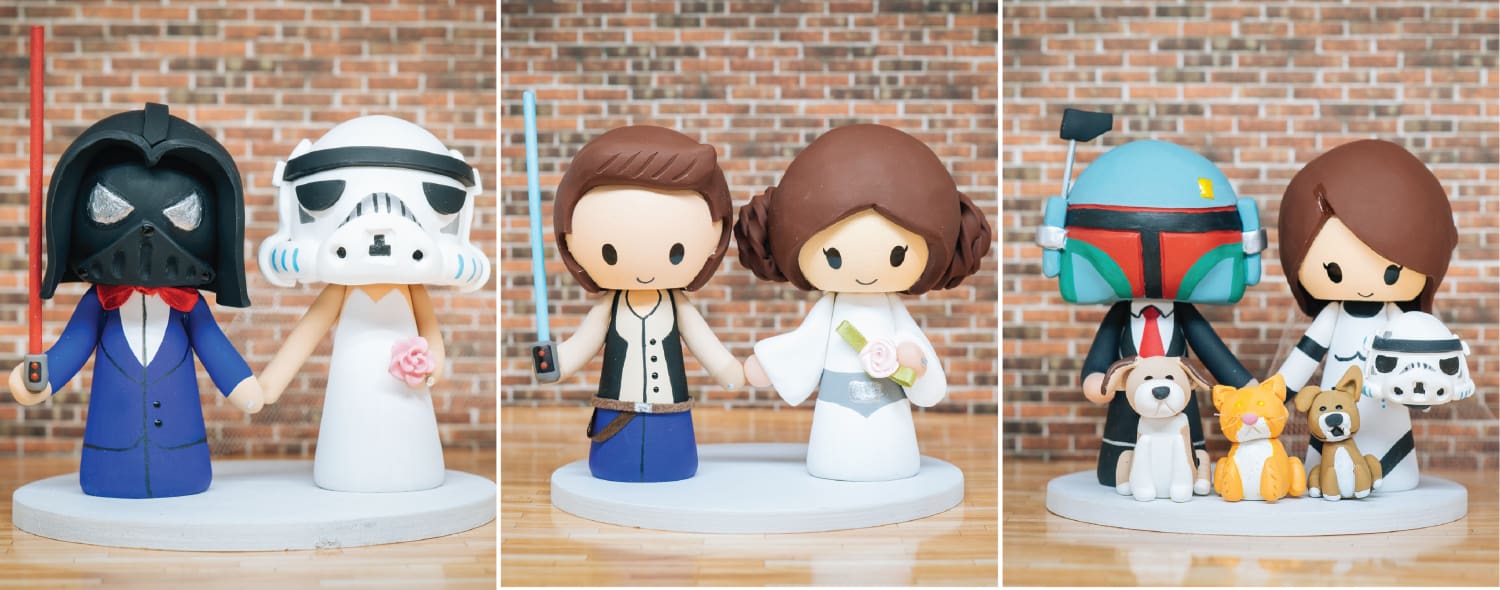 princess leia cake topper