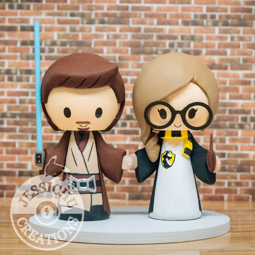 harry potter star wars cake topper