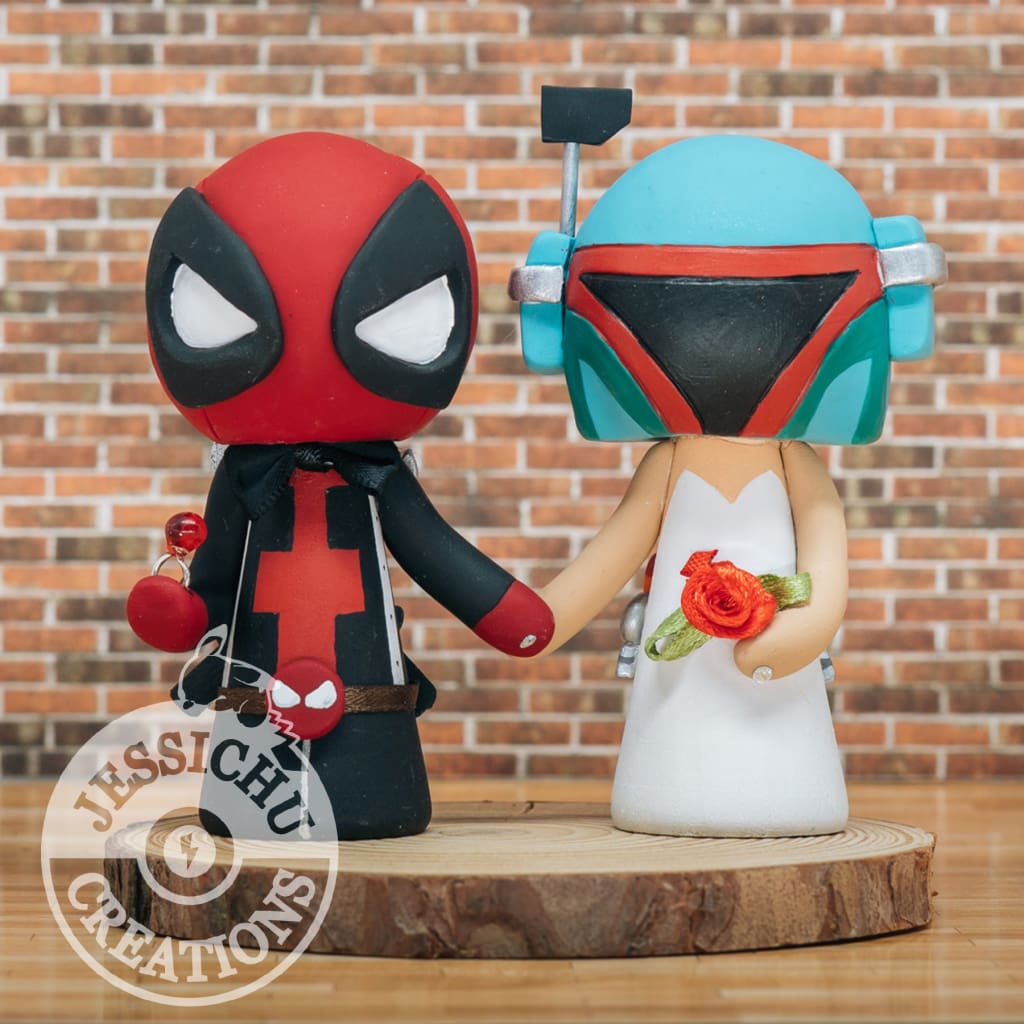 boba fett cake topper