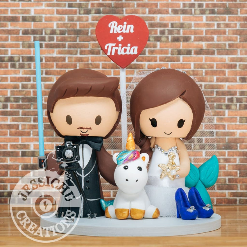 Jedi Groom Mermaid Bride Star Wars X Disney Inspired Wedding