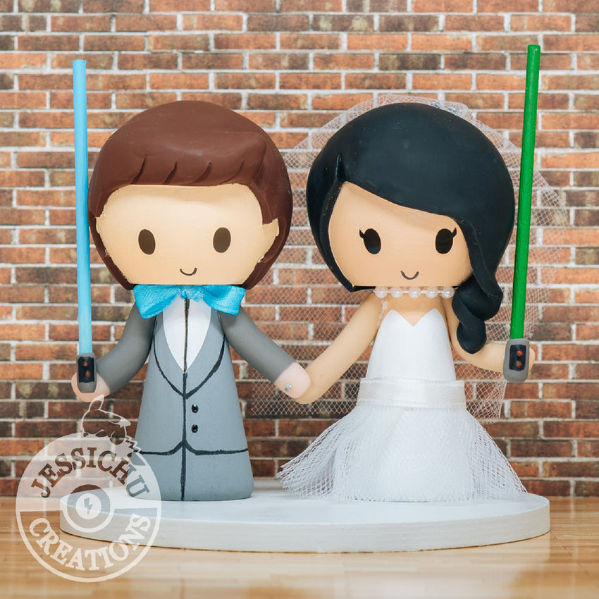 star wars wedding cake toppers