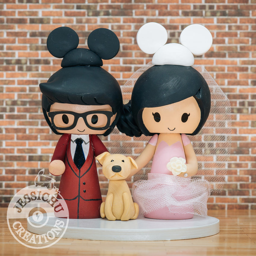 Mickey Minnie Mouse Couple Disney Inspired Custom Handmade