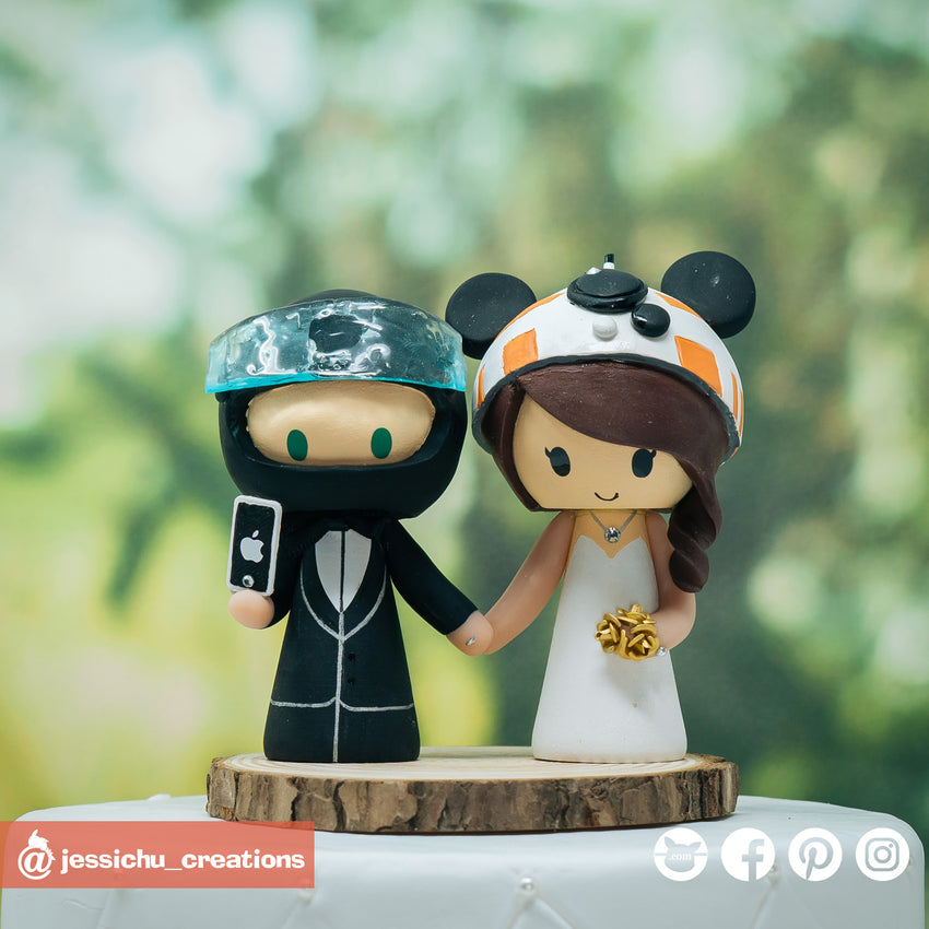 star wars wedding cake toppers