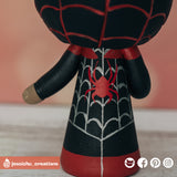 Miles Morales Spiderman | Marvel | Custom Handmade Wedding Cake Topper Figurines | Jessichu Creations