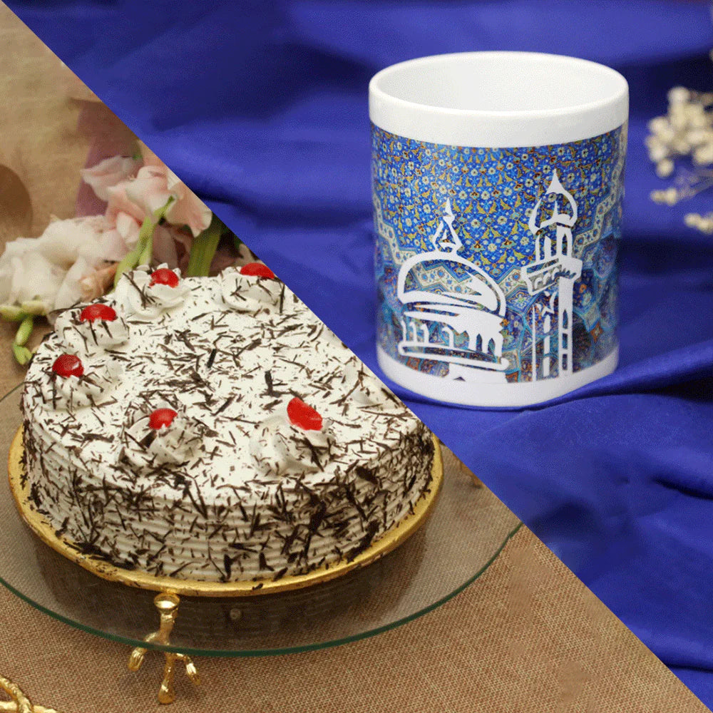 cake and hajj mug