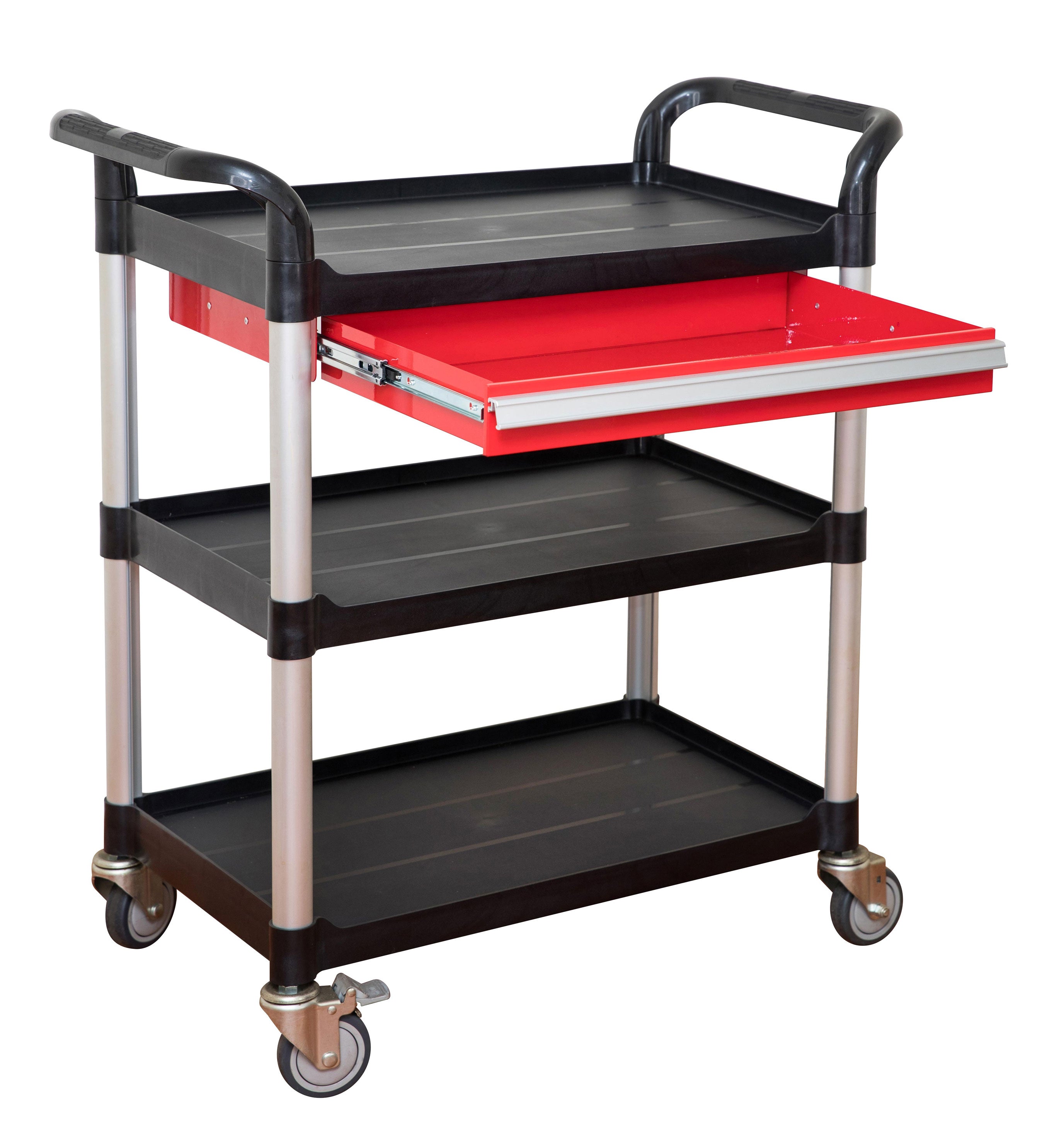 Jb 3t1 3 Tiers Medical Carts With Metal Drawer Tool Cart