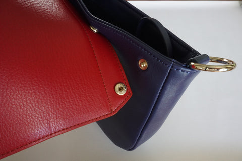 LAC convertible handbag flap attaching and detaching