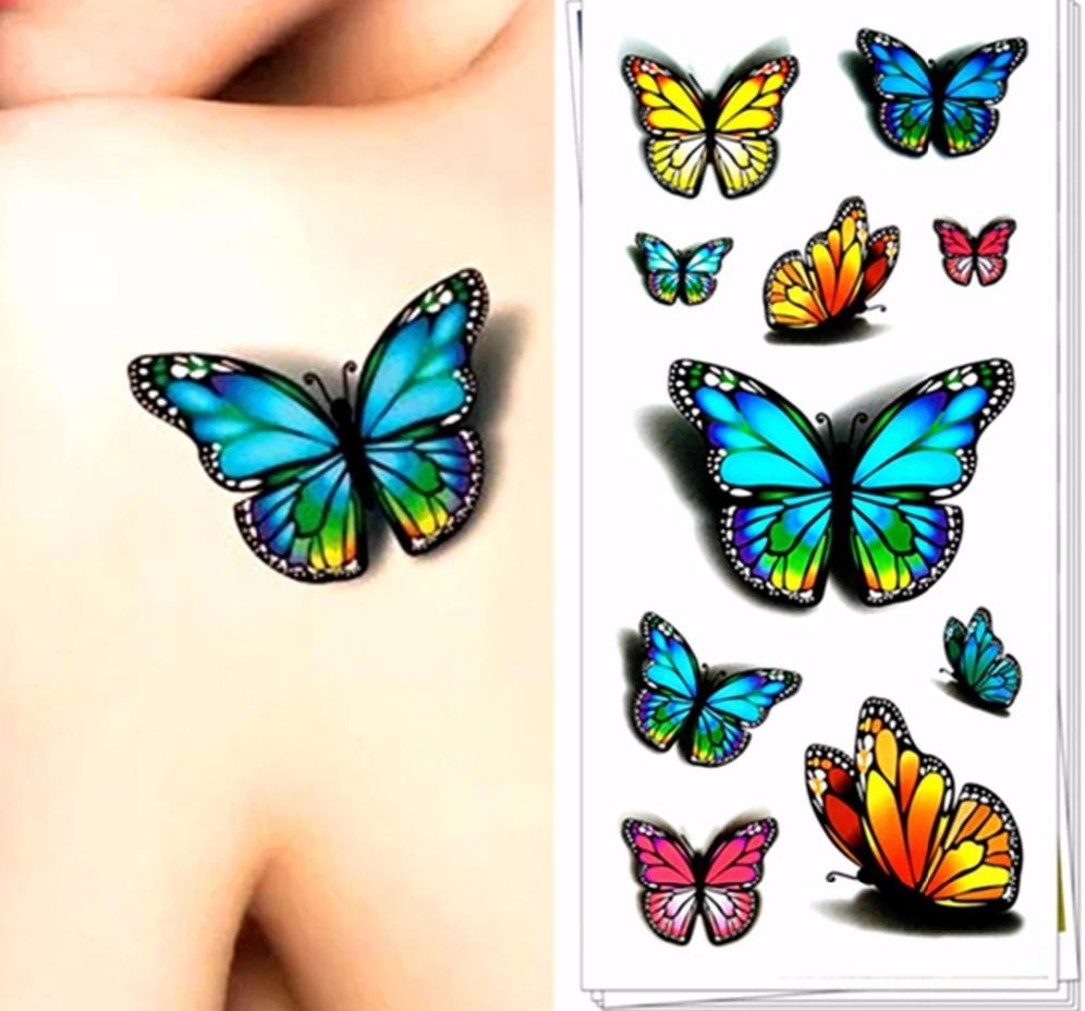  Butterfly  Temporary Flash  Tattoo  OnDecal