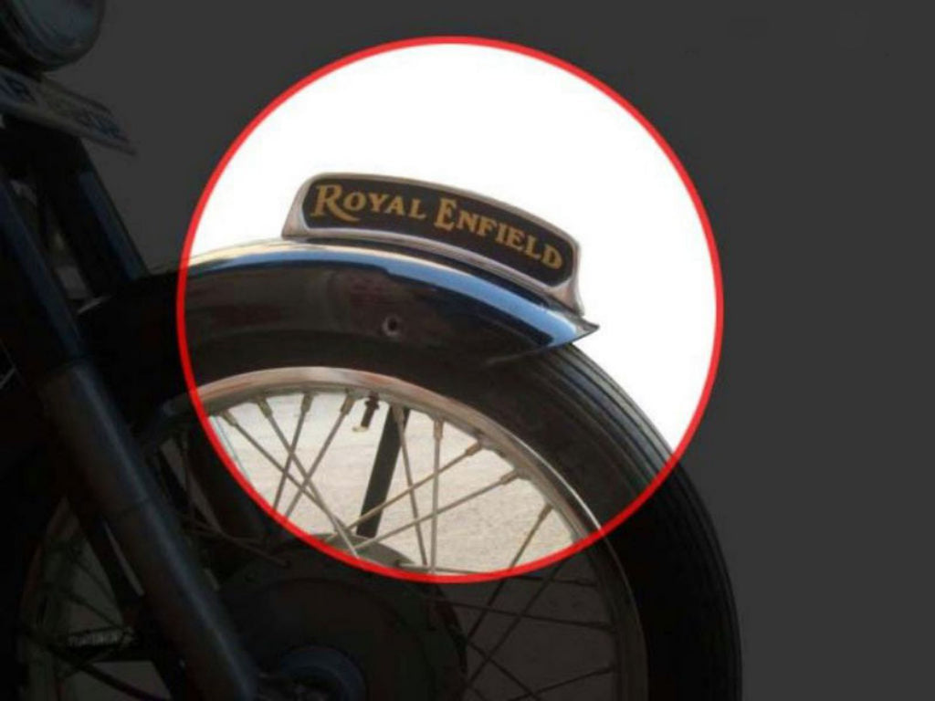 front mudguard number plate for royal enfield motorcycle