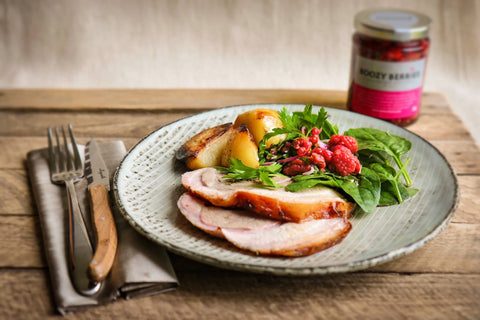 The Best Sunday Lunch, with Boozie Berries Vinaigrette