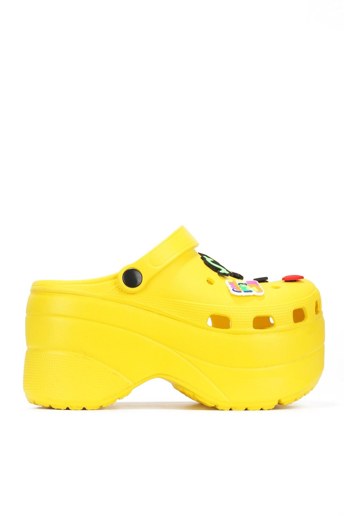 cape robbin yellow platform crocs