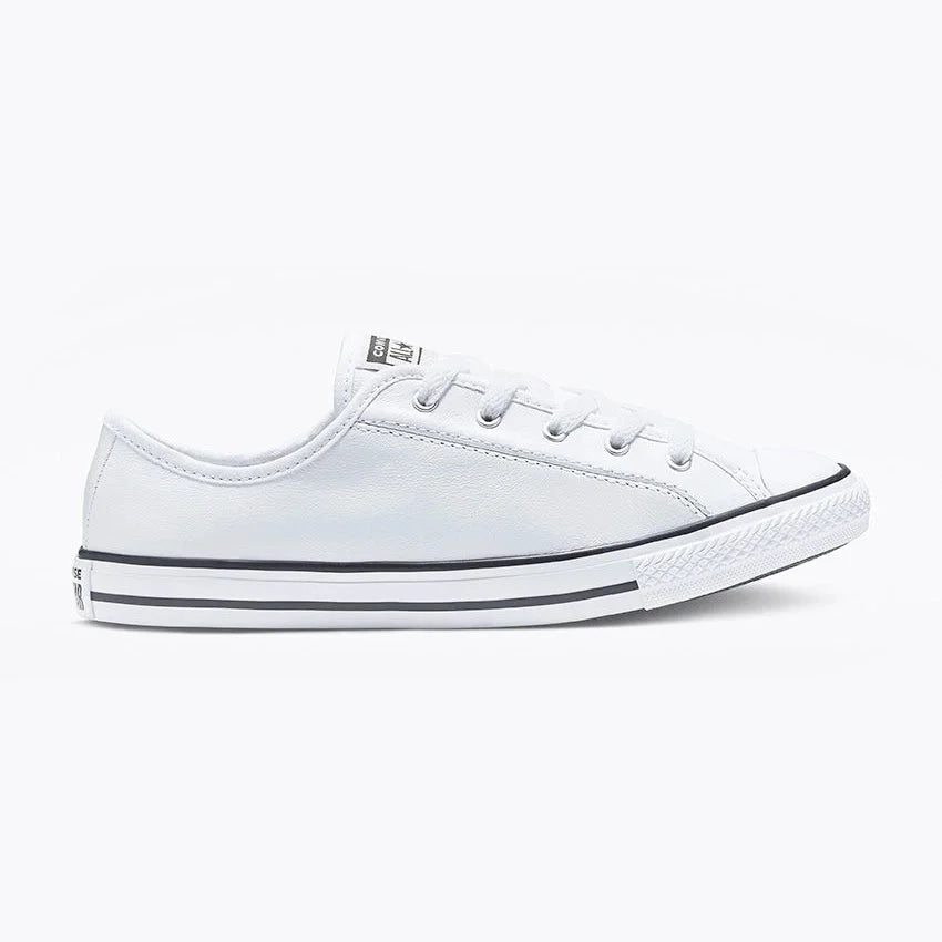 begrænse Korrespondent Bare gør Metro Fusion - Converse Women's Chuck Taylor All Star Dainty Leather Low  Top - Women's Shoes