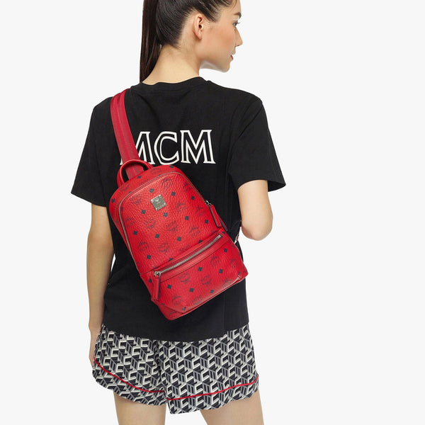 MCM Men's Aren Visetos Sling Backpack