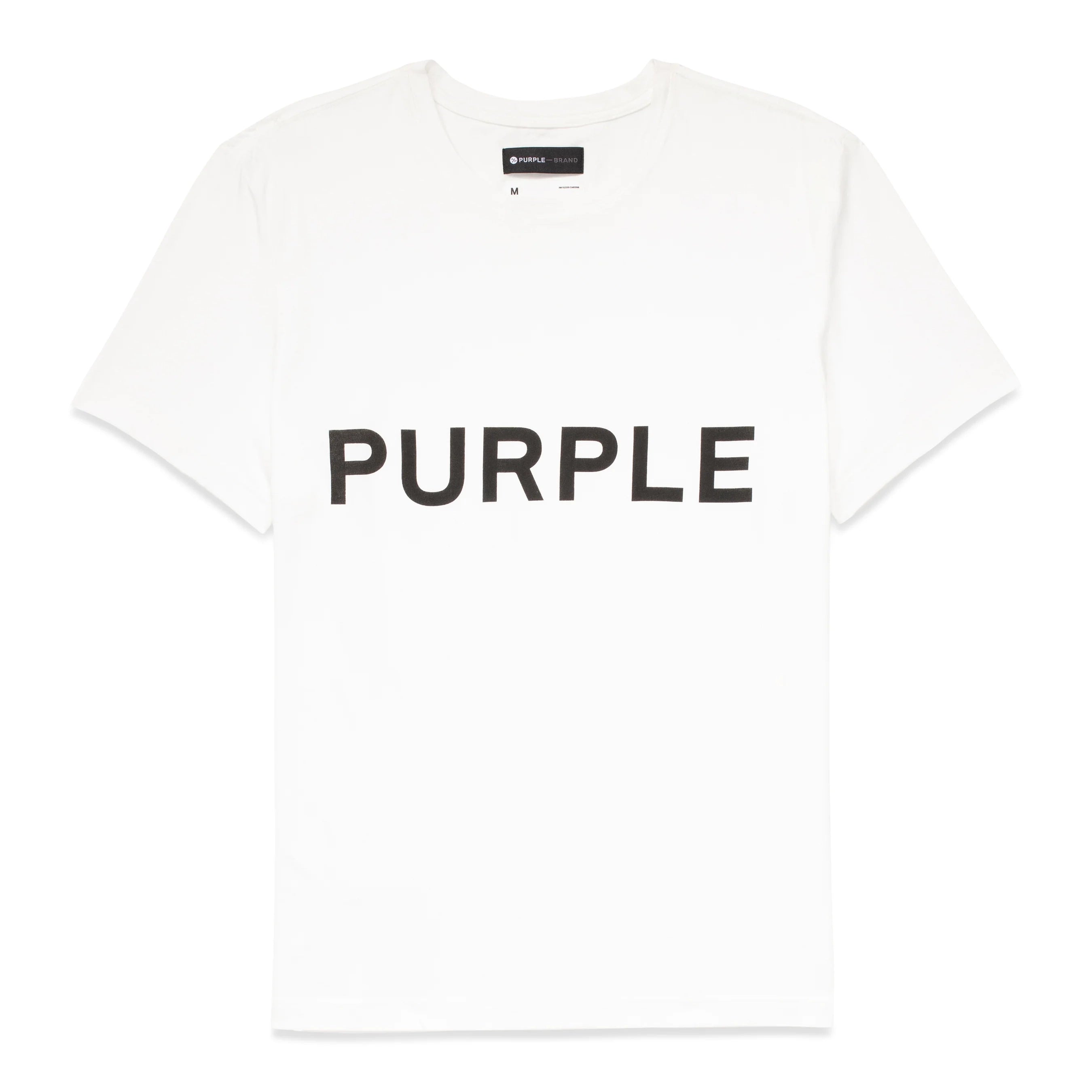 Metro Fusion - Purple Brand Core Brilliant White T-Shirt - Men's T