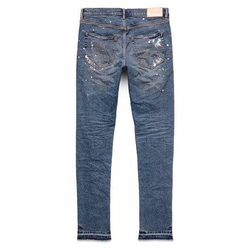 PURPLE Brand Superlight Indigo Oil Repair Jeans