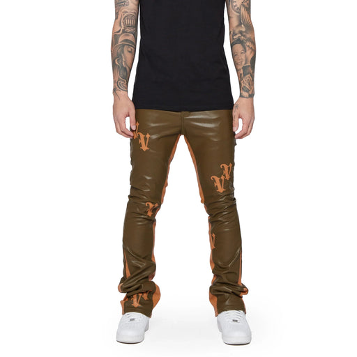 Metro Fusion - Pheelings 'Never Look Back' Cargo Flare Stack Leather Pant -  Men's Pants