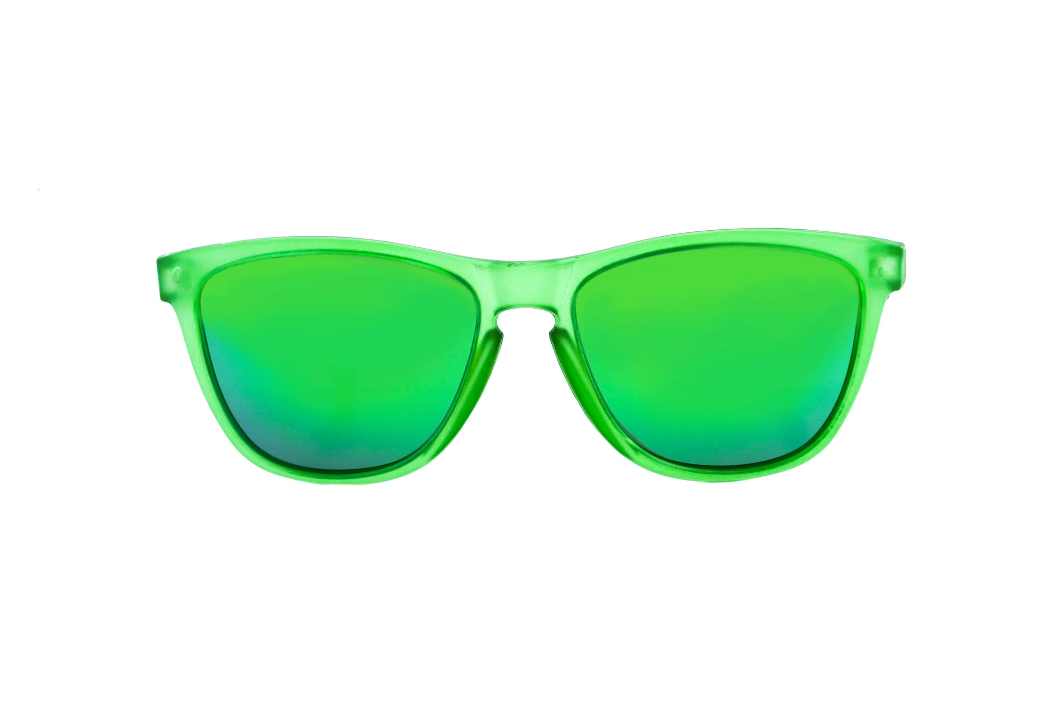 Green polarized running sunglasses for 