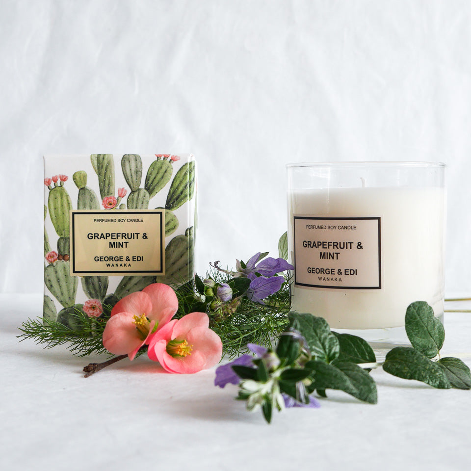 George & Edi Perfumed Candle | Grapefruit & Mint