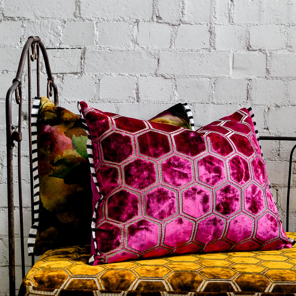 Designers Guild Manipur Fuchsia Cushion