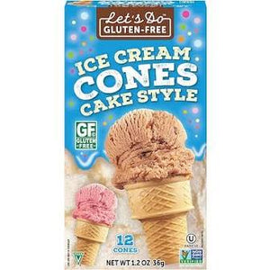 Let's Do Gluten Free-Ice Cream Cones-Vegan and GF