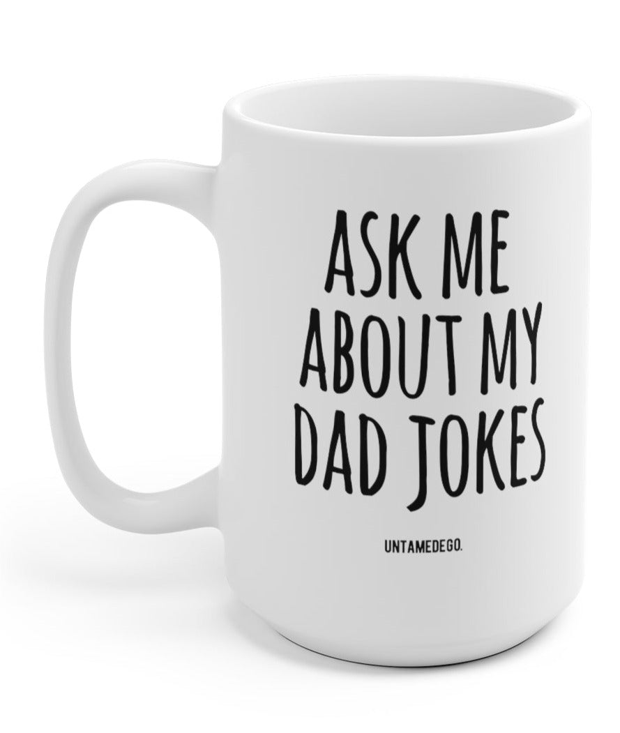 Don't Mess With Daddysaurus 15oz Black Mug - UntamedEgo LLC.