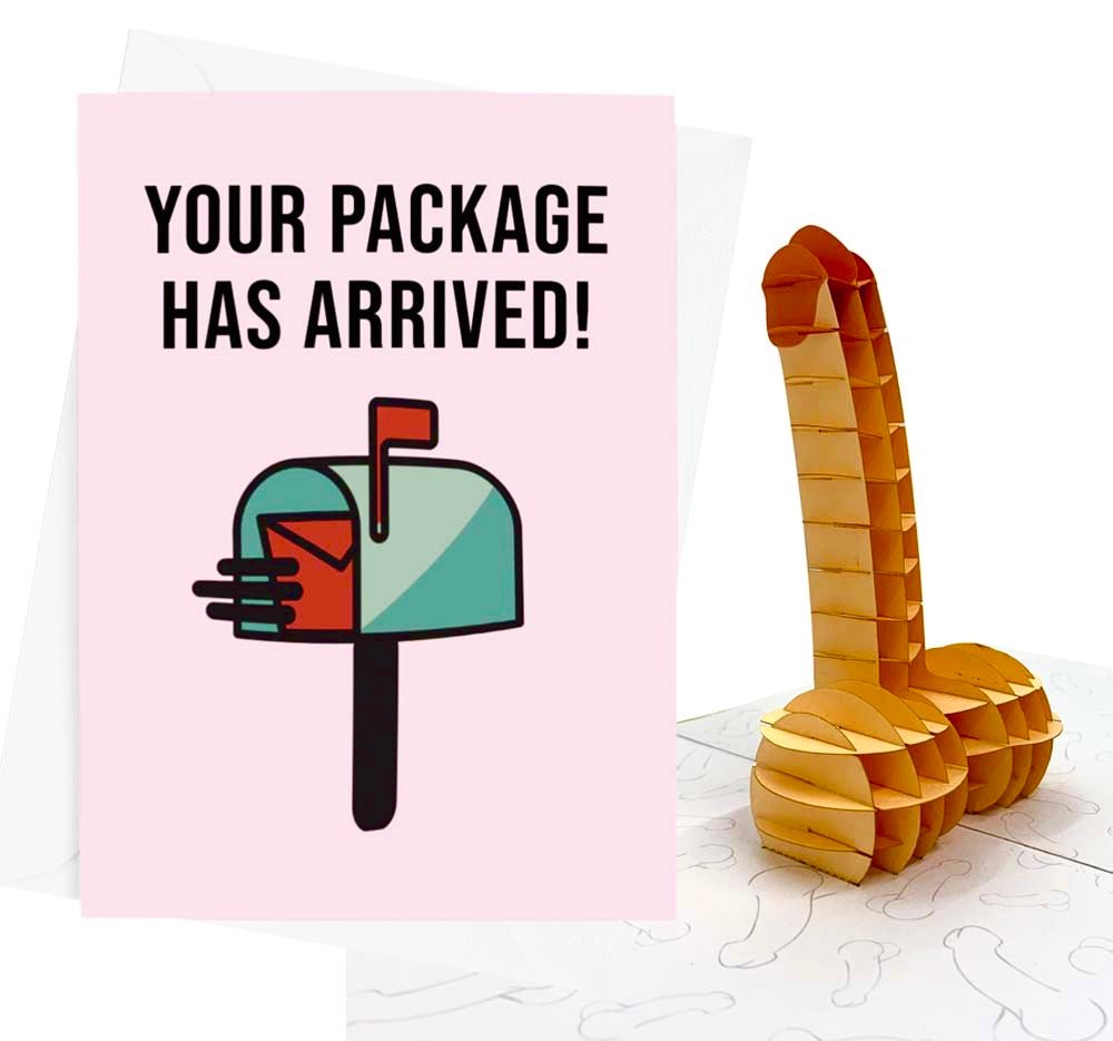 Your Package Has Arrived Pop-Up Card