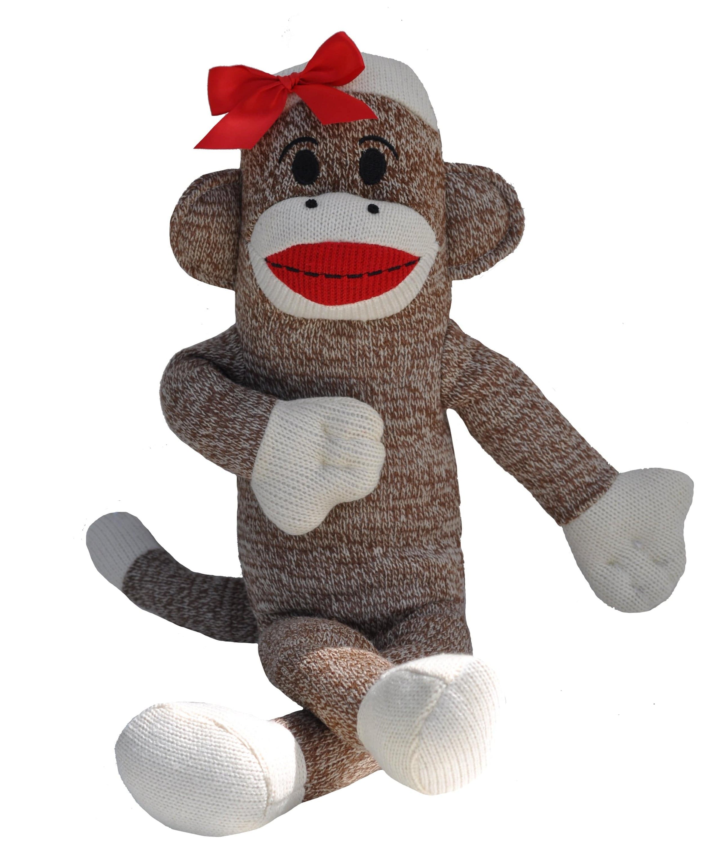 sock monkey stuffed animal