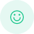 Smiling Face Icon For Money Back Guarantee