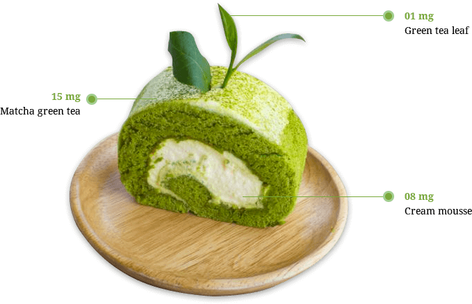 Green Tea Crepe Cake