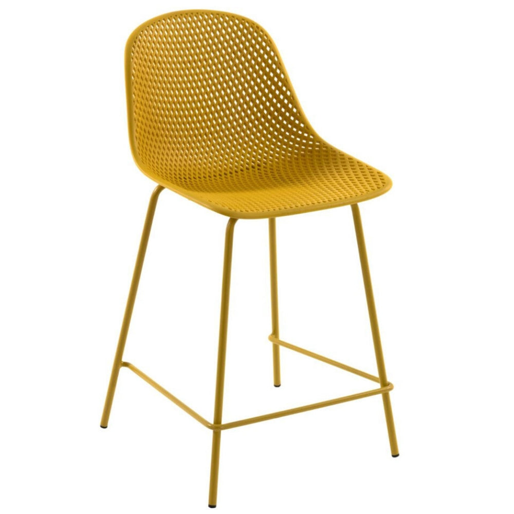 yellow sitting stool