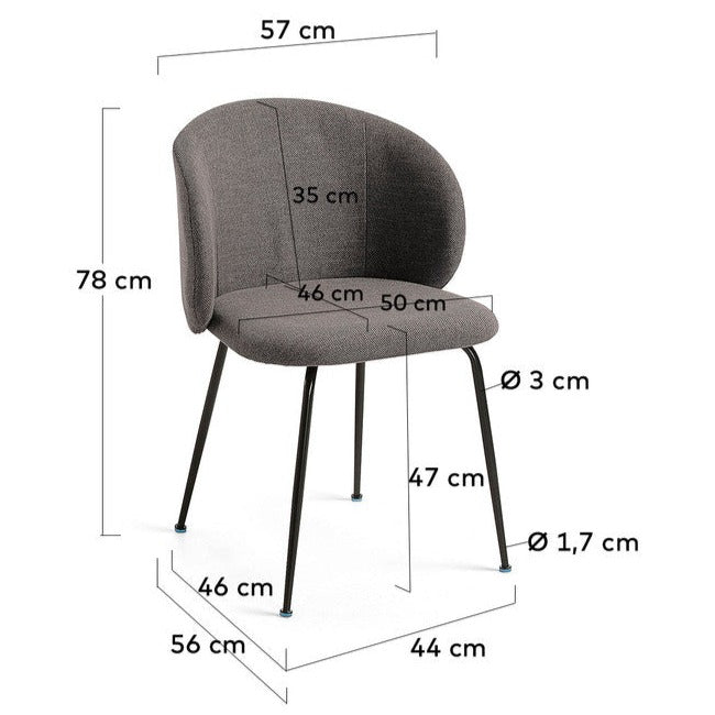 aiana upholstered dining chair