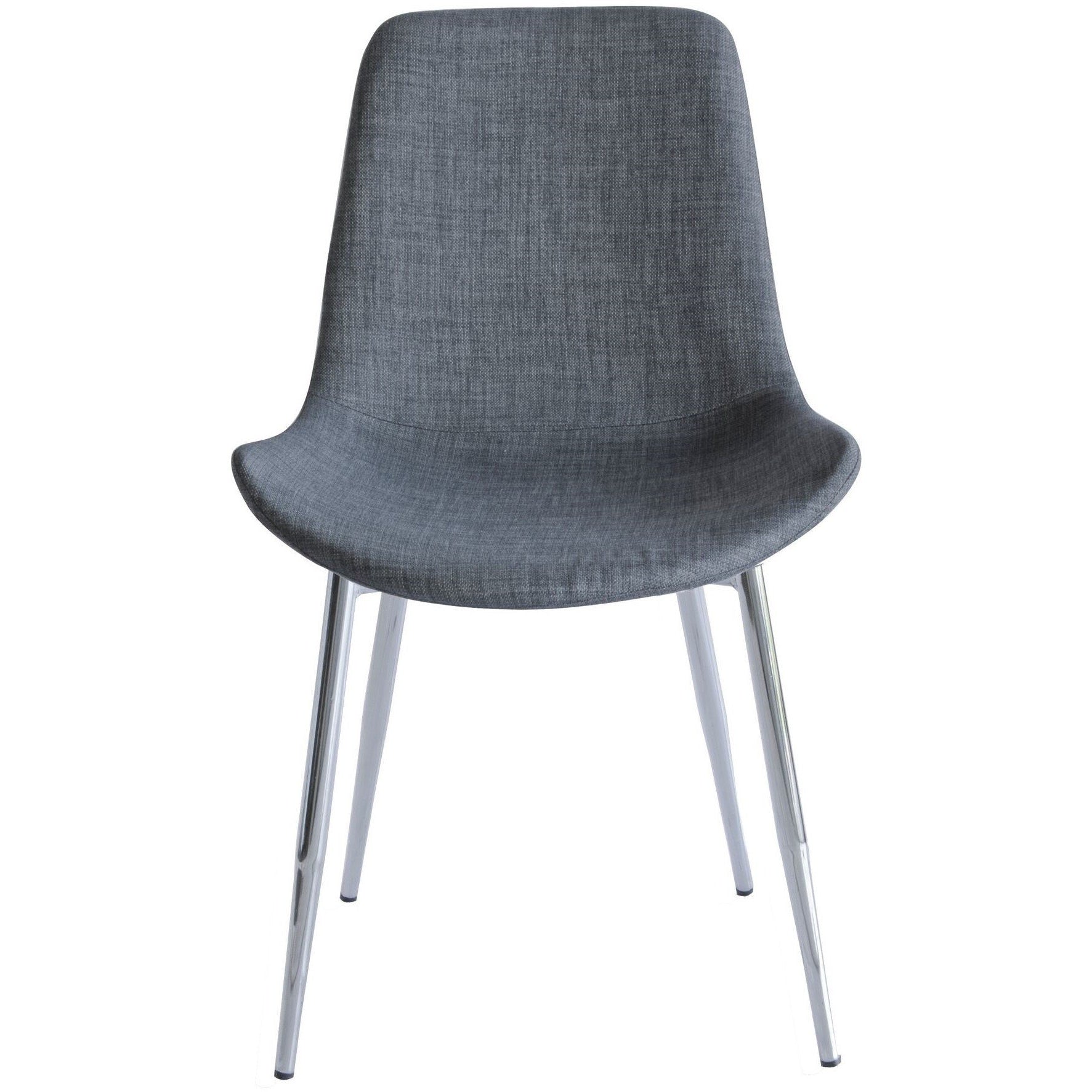 Grey And Chrome Dining Chairs : 8rzml3m2khft M : Black dining chairs