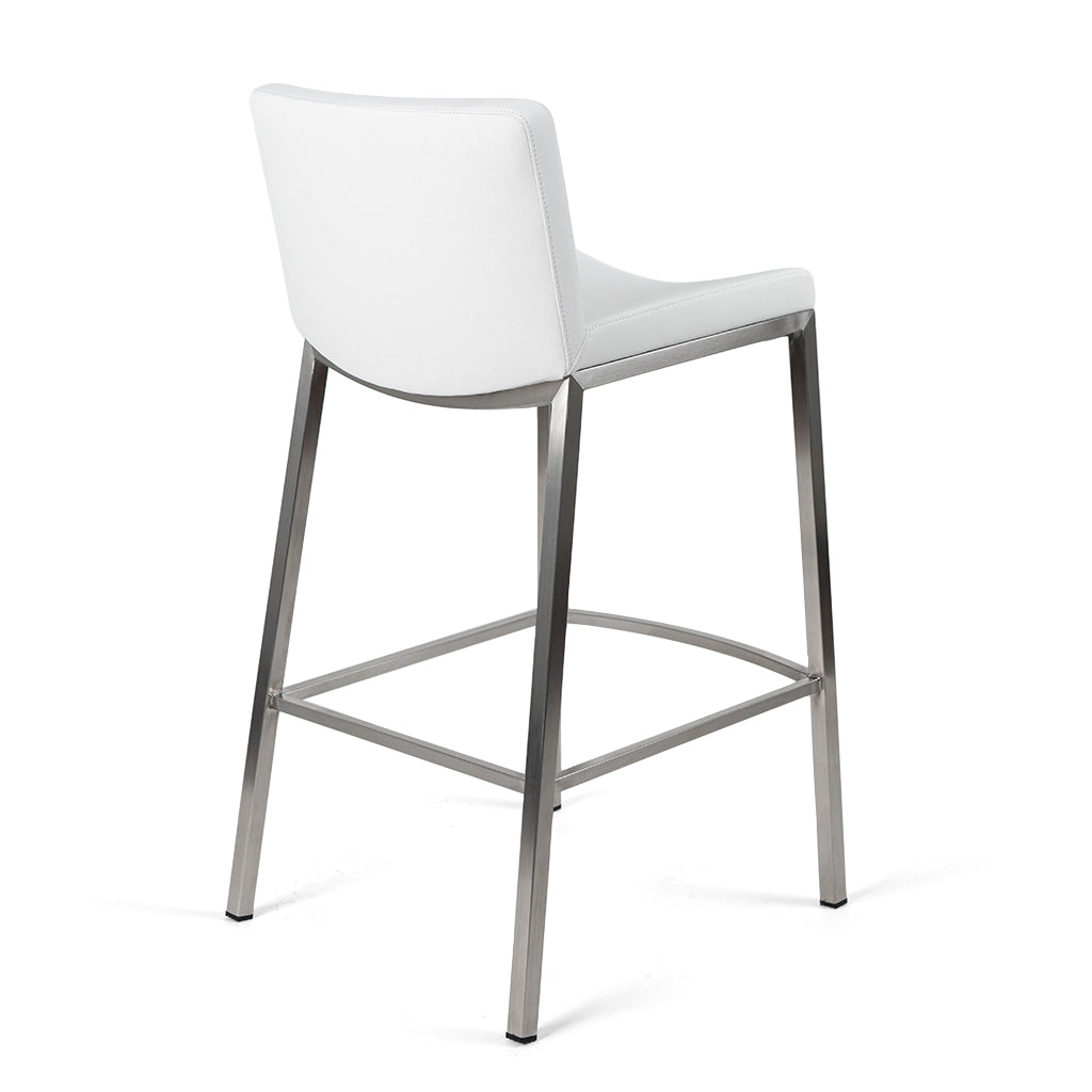 brushed stainless steel bar stools