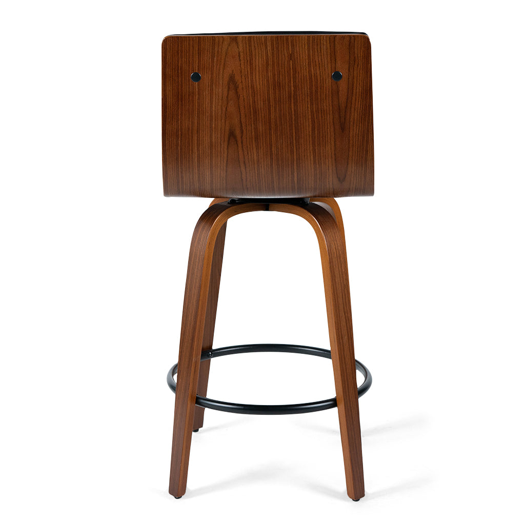 black walnut counter stool