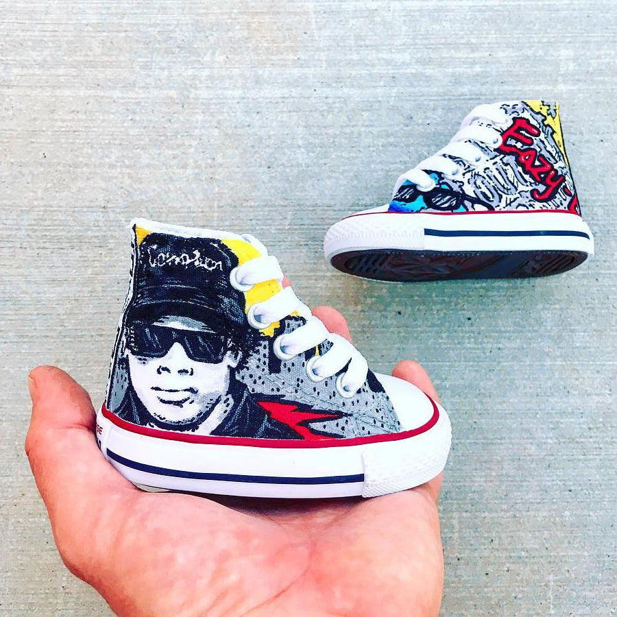 Mom - Tattoo Custom hand painted Vans shoes – chadcantcolor