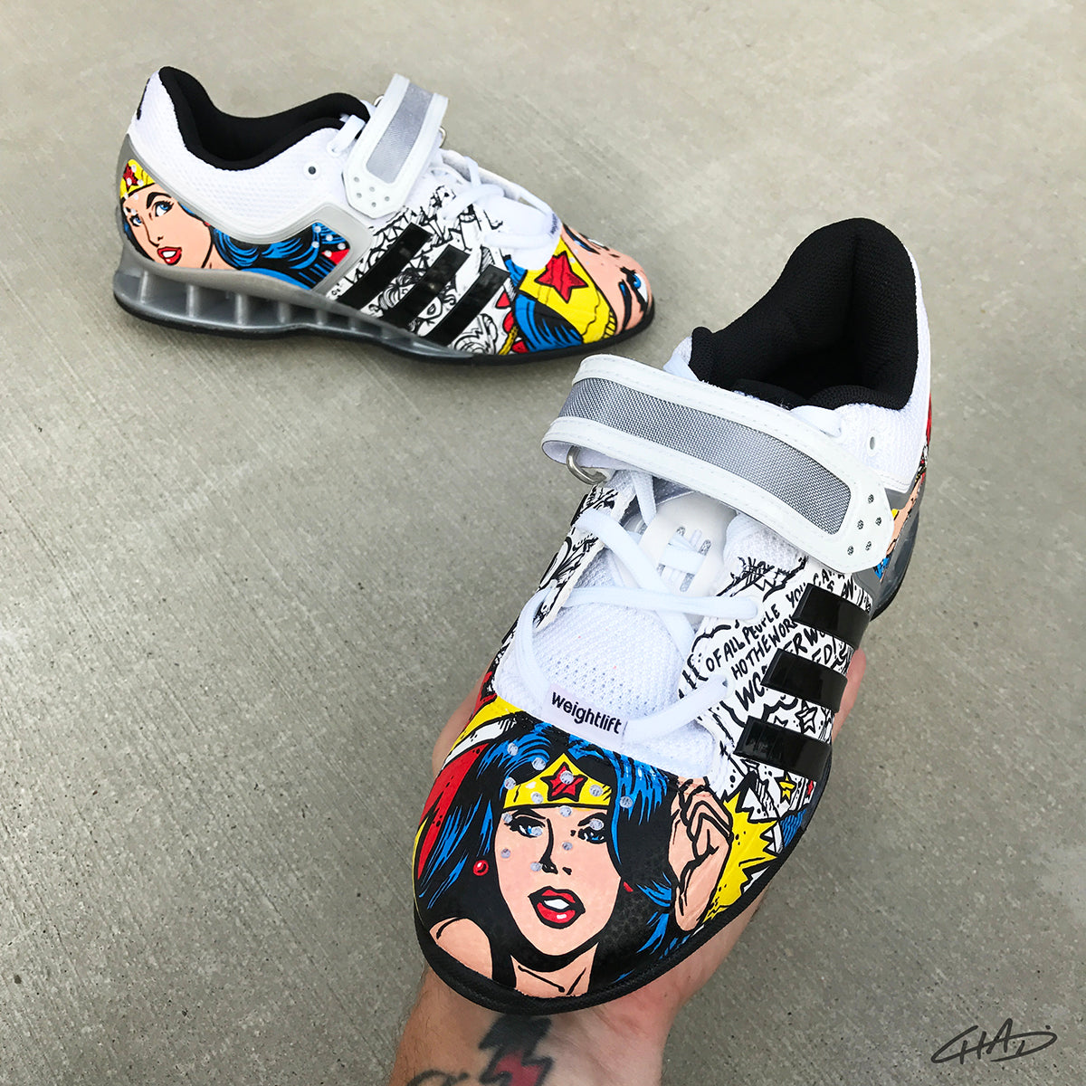 wonder woman gym shoes